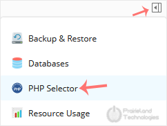 Plesk-CL-PHP-Selector-menu.gif
